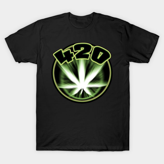 420 Leaf T-Shirt by mrpsycho